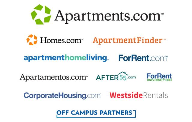 Apartments.com Network website logos